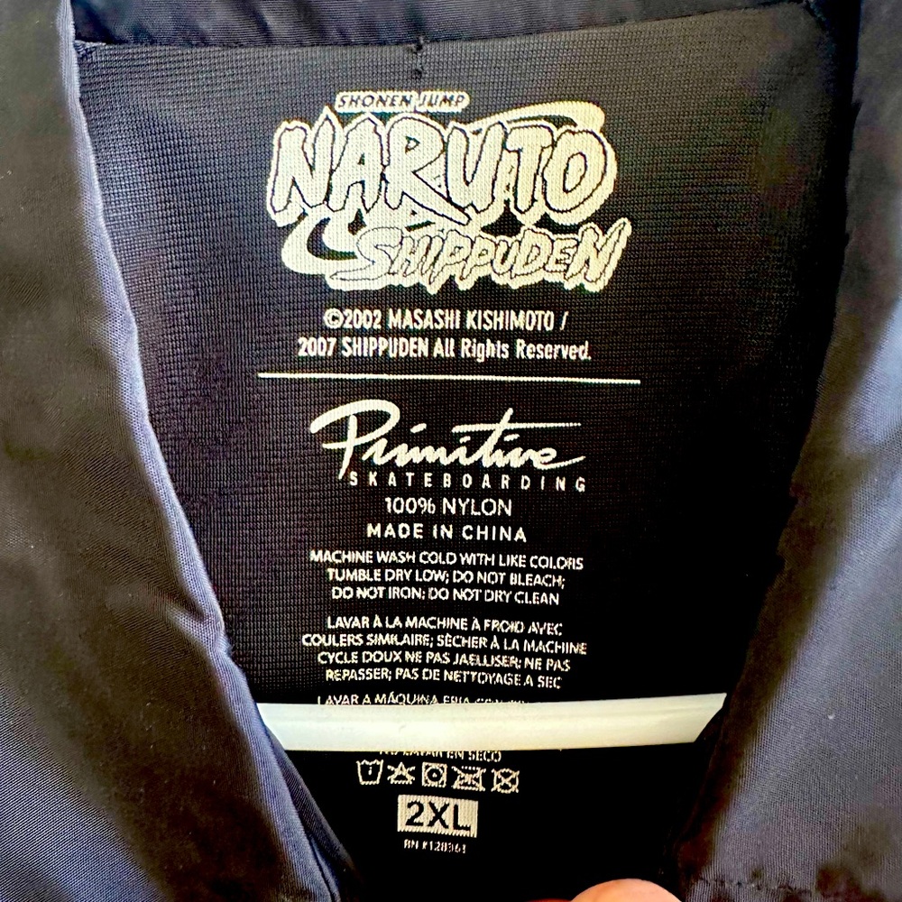 Naruto Shippuden Graphic Windbreaker by Primitive—XXL - Picture 5 of 5